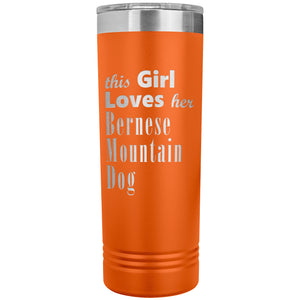 Bernese Mountain Dog - 22oz Insulated Skinny Tumbler