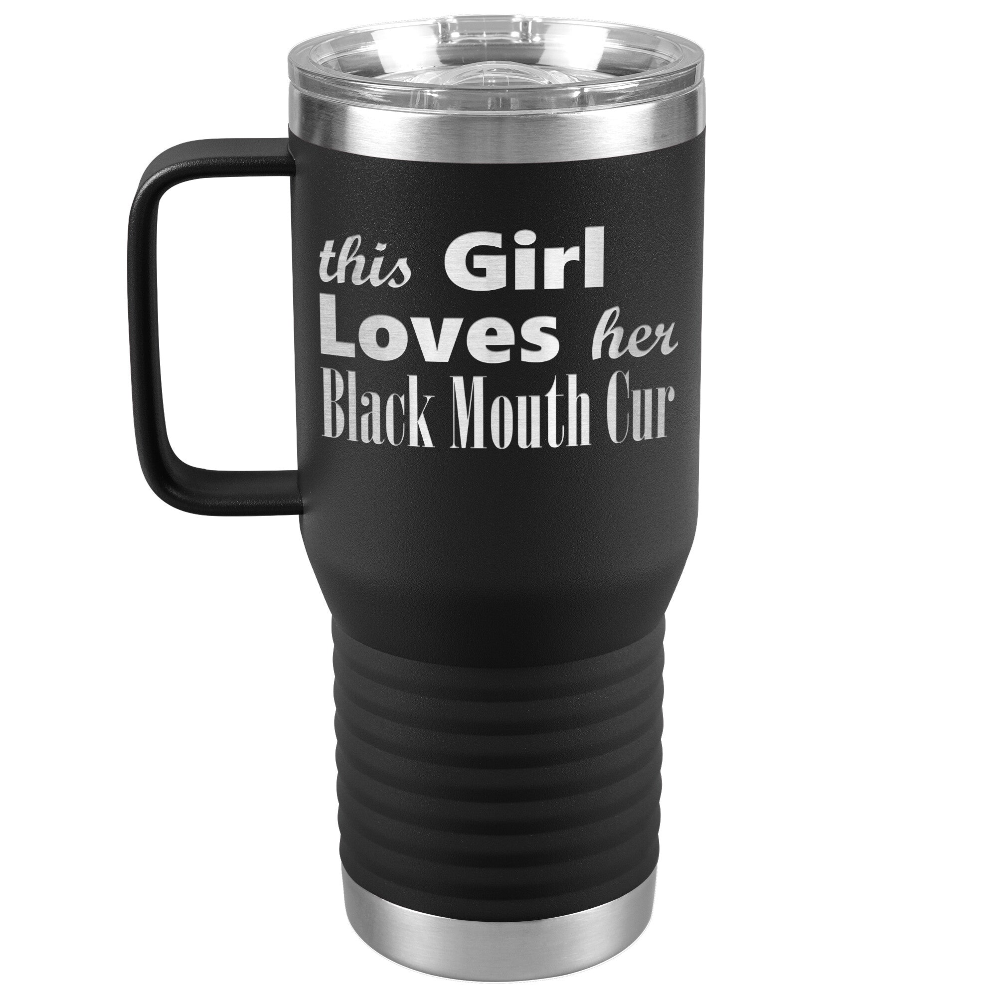 Black Mouth Cur - 20oz Insulated Travel Tumbler