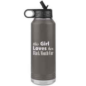 Black Mouth Cur - 32oz Insulated Water Bottle