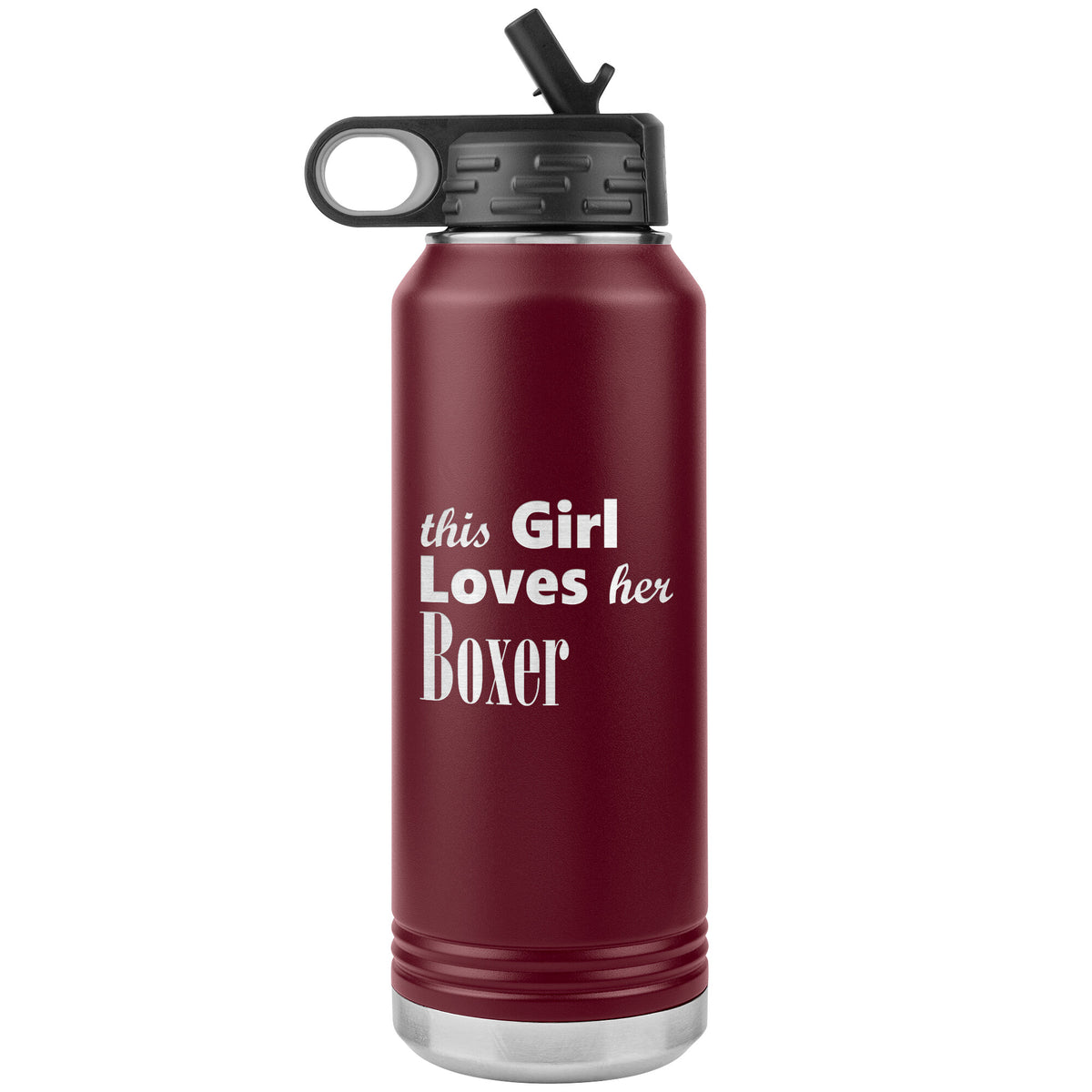 Boxer - 32oz Insulated Water Bottle