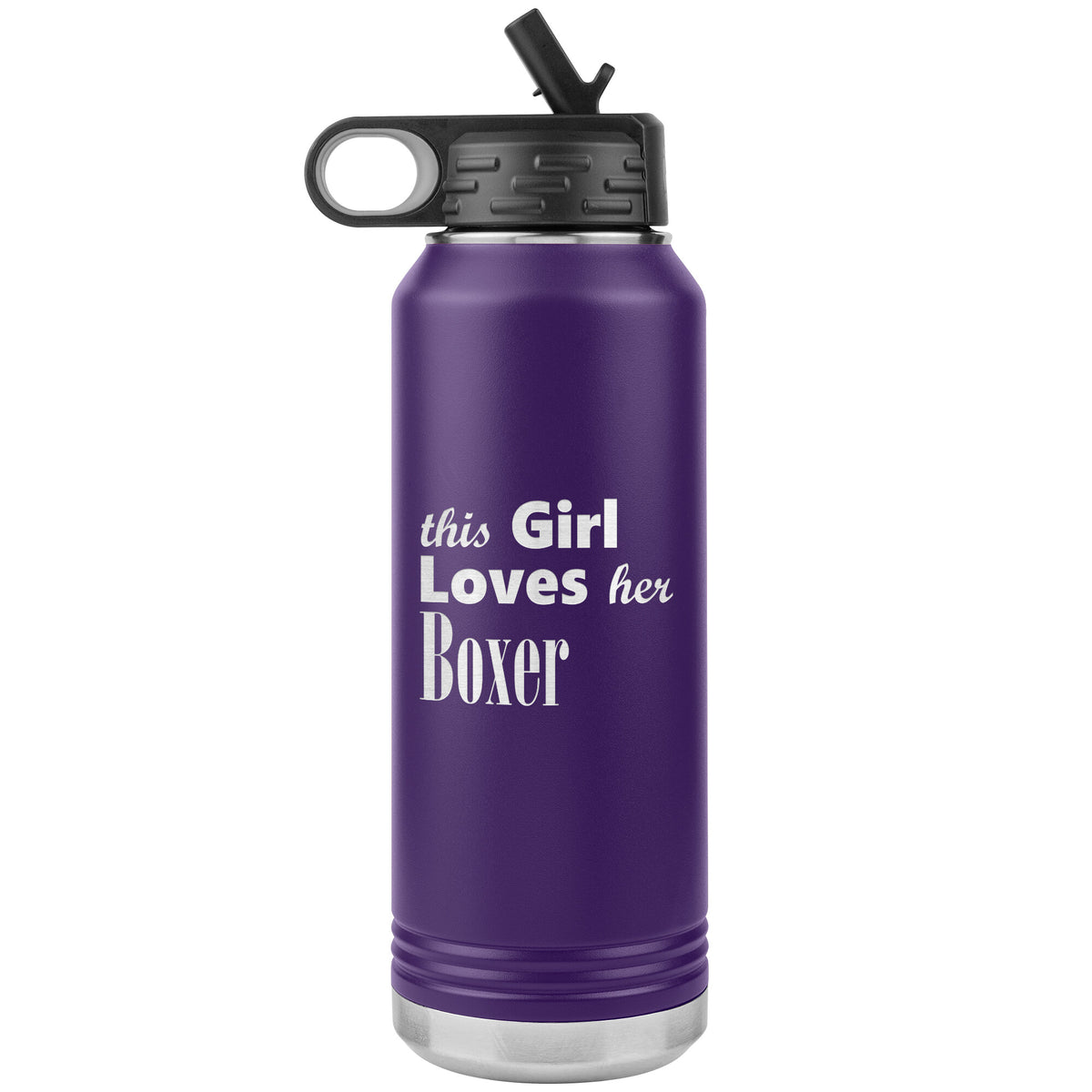 Boxer - 32oz Insulated Water Bottle