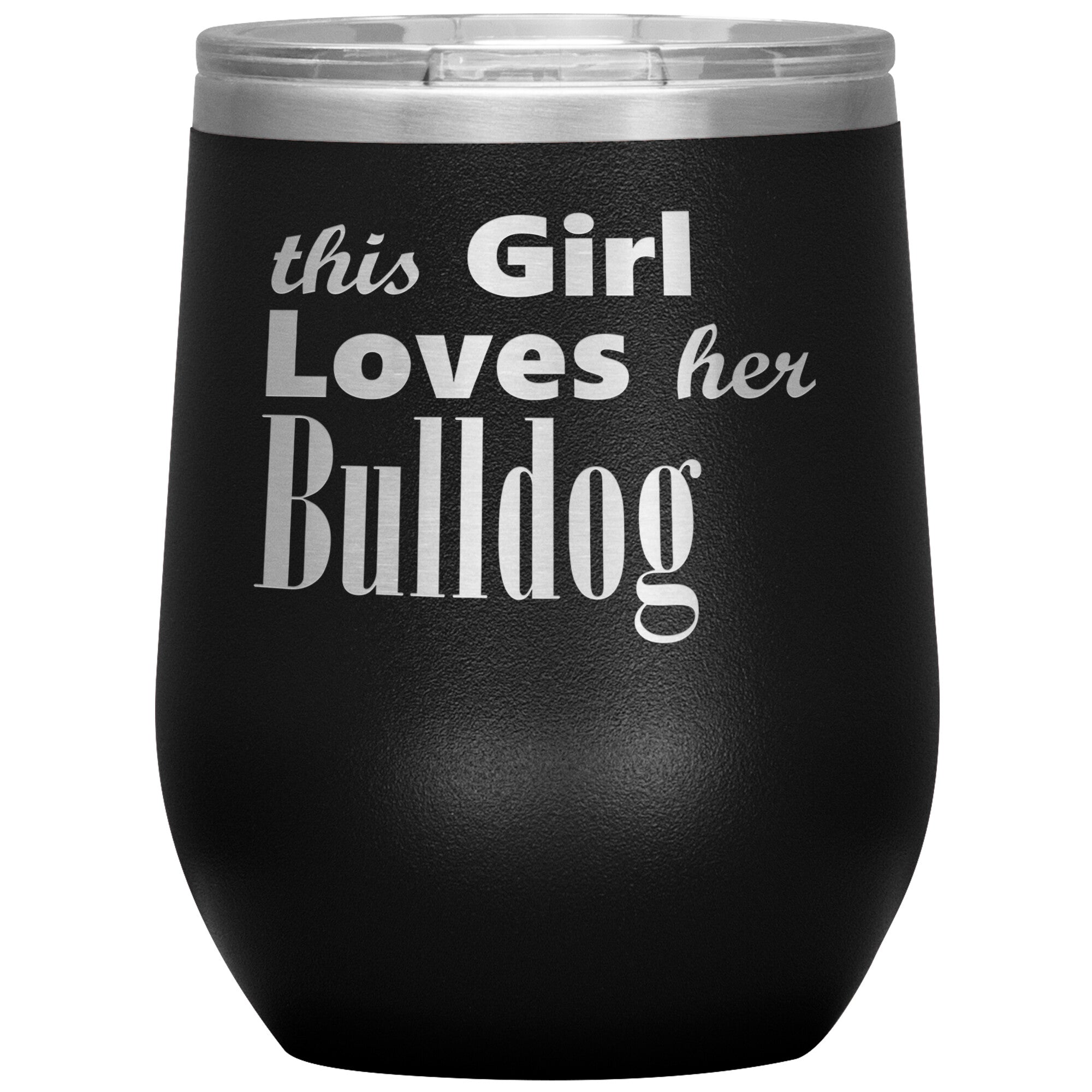 Bulldog - 12oz Insulated Wine Tumbler