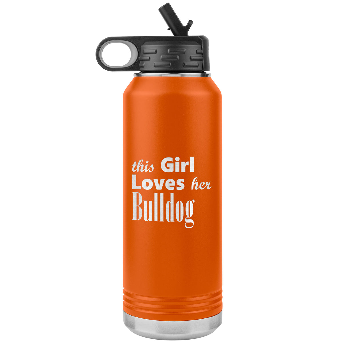 Bulldog - 32oz Insulated Water Bottle