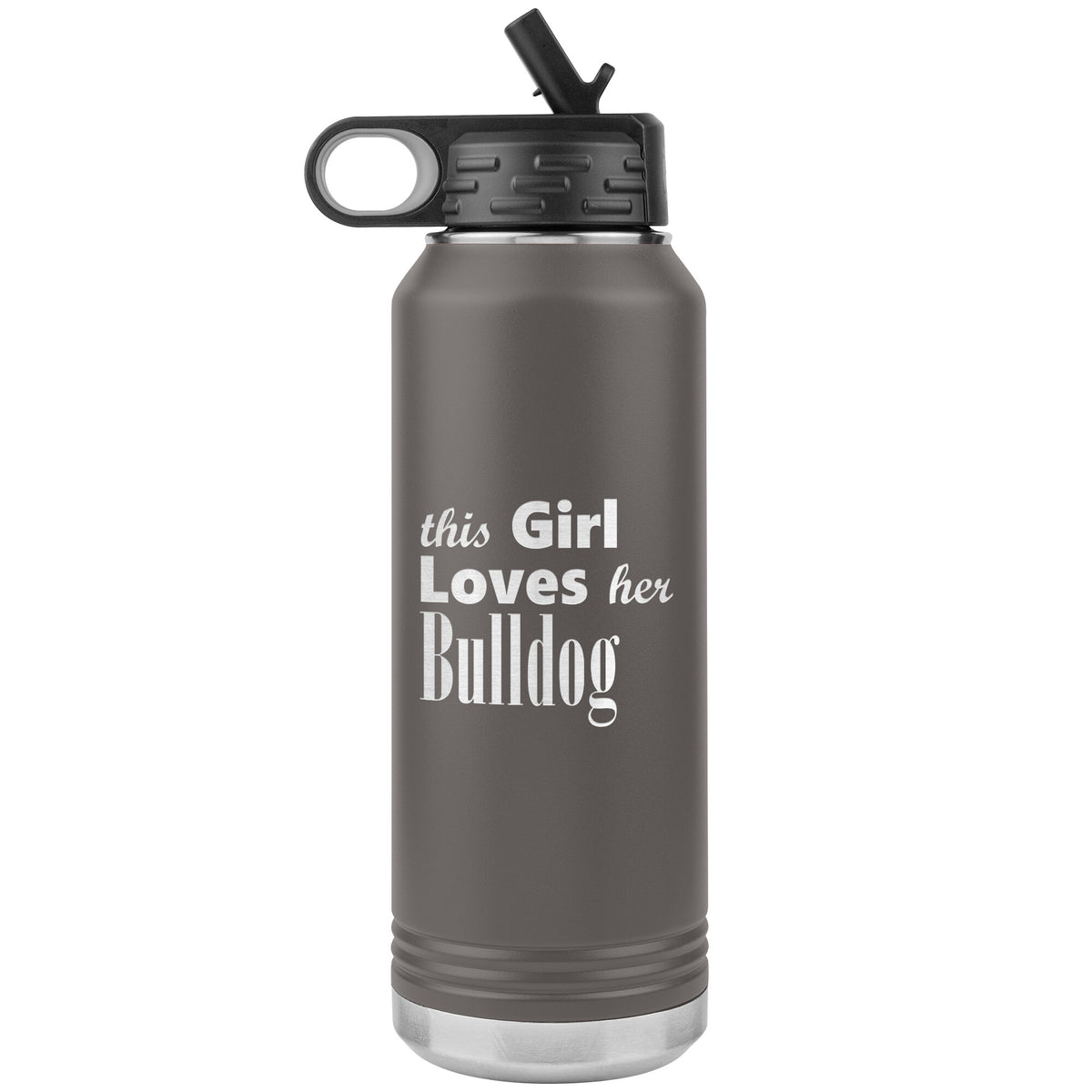 Bulldog - 32oz Insulated Water Bottle