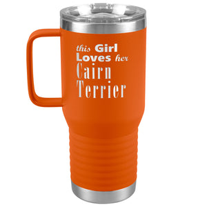 Cairn Terrier - 20oz Insulated Travel Tumbler