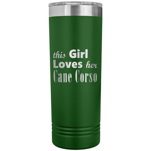 Cane Corso - 22oz Insulated Skinny Tumbler