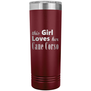 Cane Corso - 22oz Insulated Skinny Tumbler