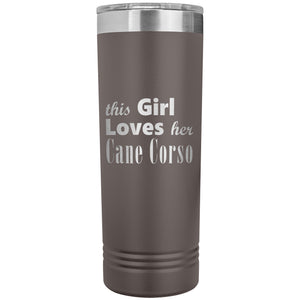 Cane Corso - 22oz Insulated Skinny Tumbler