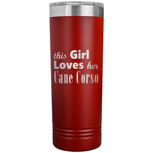 Cane Corso - 22oz Insulated Skinny Tumbler