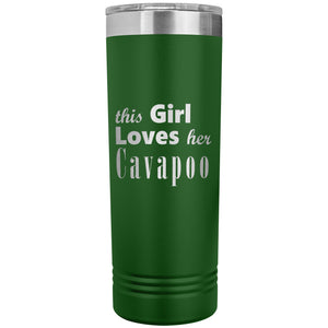 Cavapoo - 22oz Insulated Skinny Tumbler