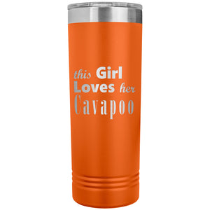 Cavapoo - 22oz Insulated Skinny Tumbler