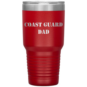 Coast Guard Dad - 30oz Insulated Tumbler