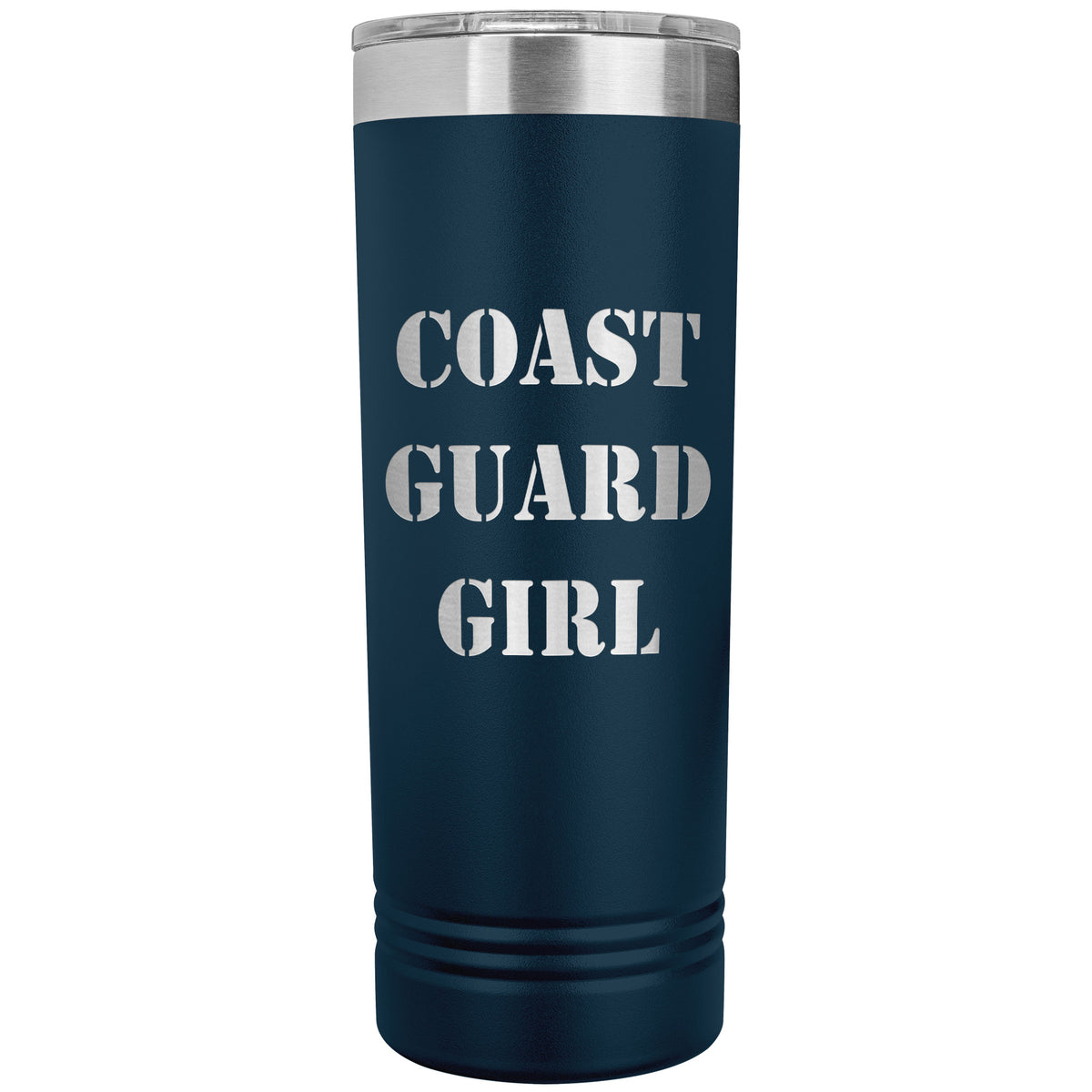 Coast Guard Girl - 22oz Insulated Skinny Tumbler