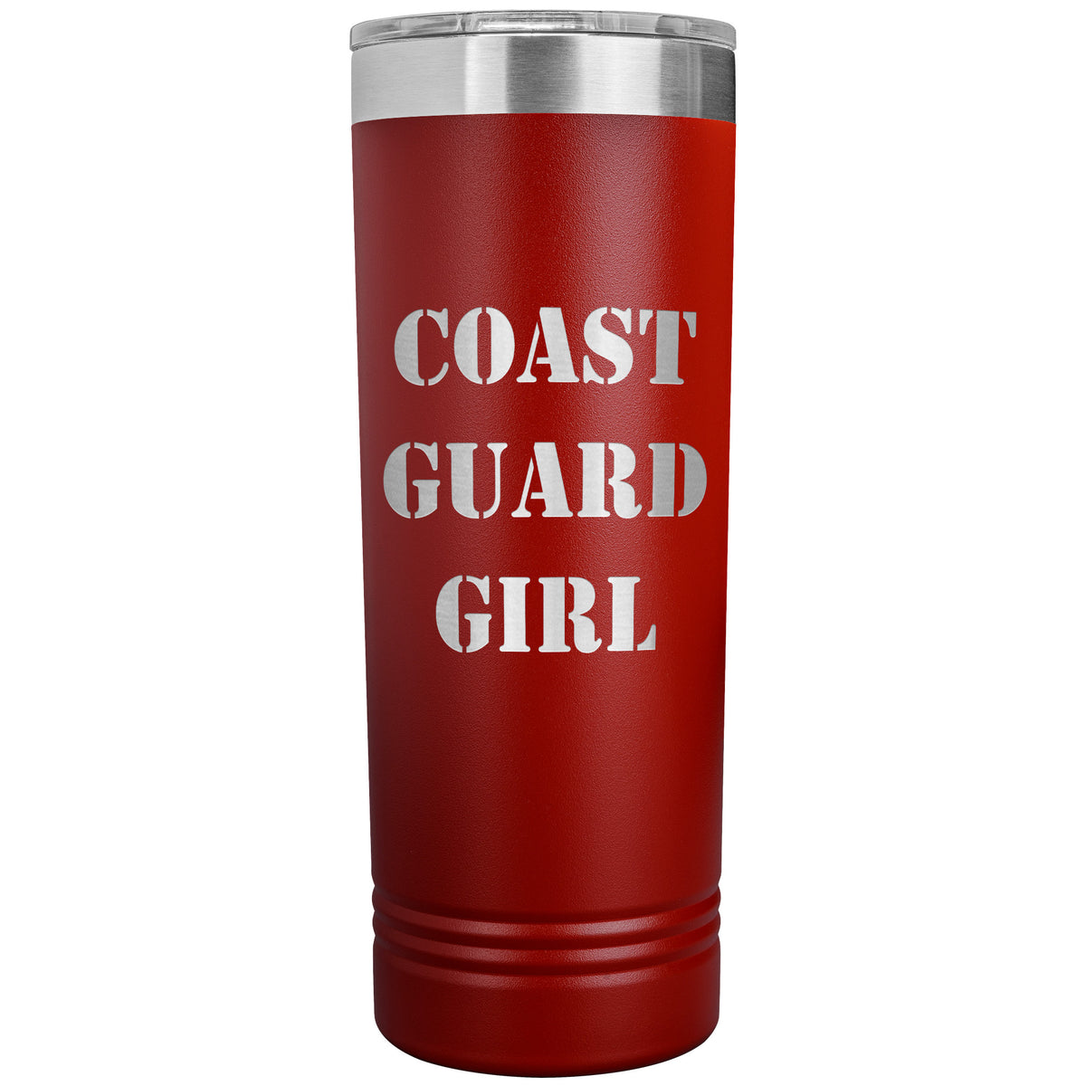 Coast Guard Girl - 22oz Insulated Skinny Tumbler