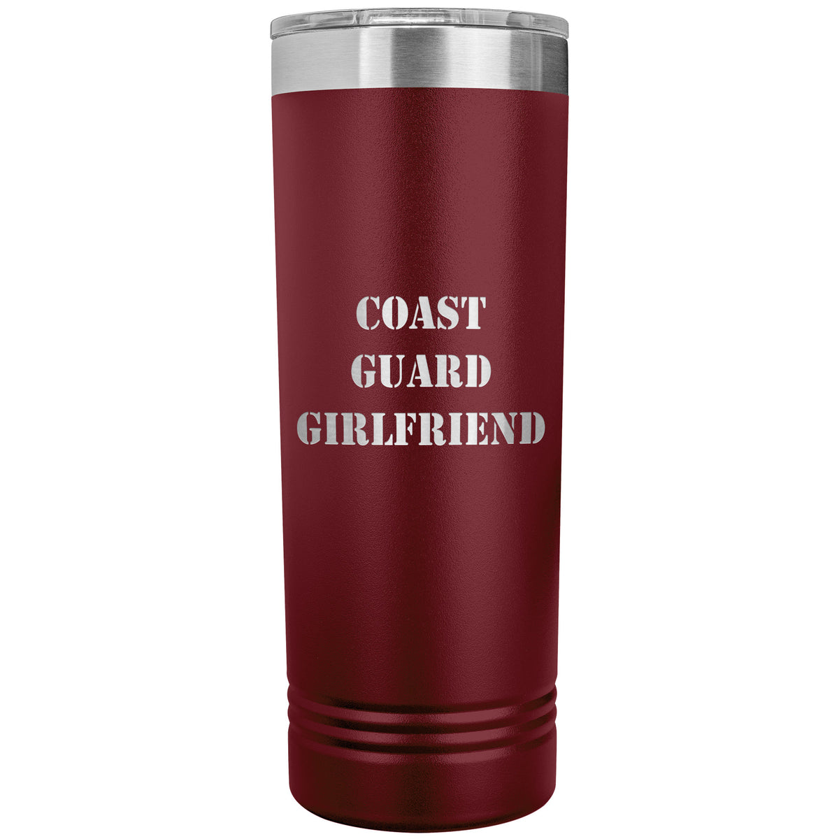 Coast Guard Girlfriend - 22oz Insulated Skinny Tumbler