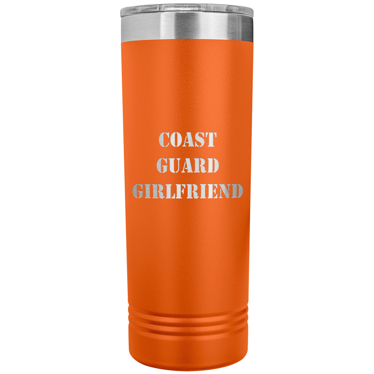 Coast Guard Girlfriend - 22oz Insulated Skinny Tumbler