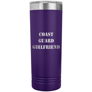 Coast Guard Girlfriend - 22oz Insulated Skinny Tumbler