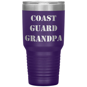 Coast Guard Grandpa - 30oz Insulated Tumbler