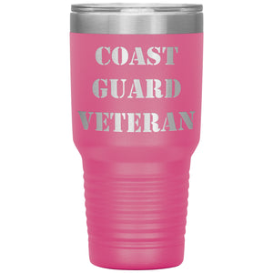 Coast Guard Veteran - 30oz Insulated Tumbler