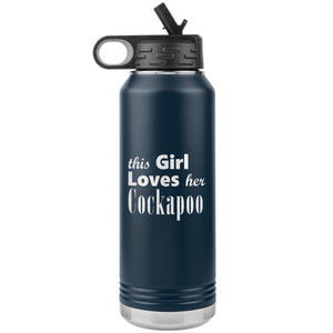 Cockapoo - 32oz Insulated Water Bottle