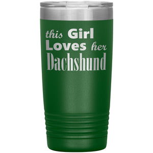 Dachshund - 20oz Insulated Tumbler