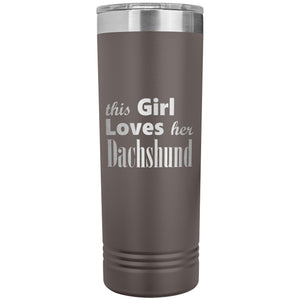 Dachshund - 22oz Insulated Skinny Tumbler