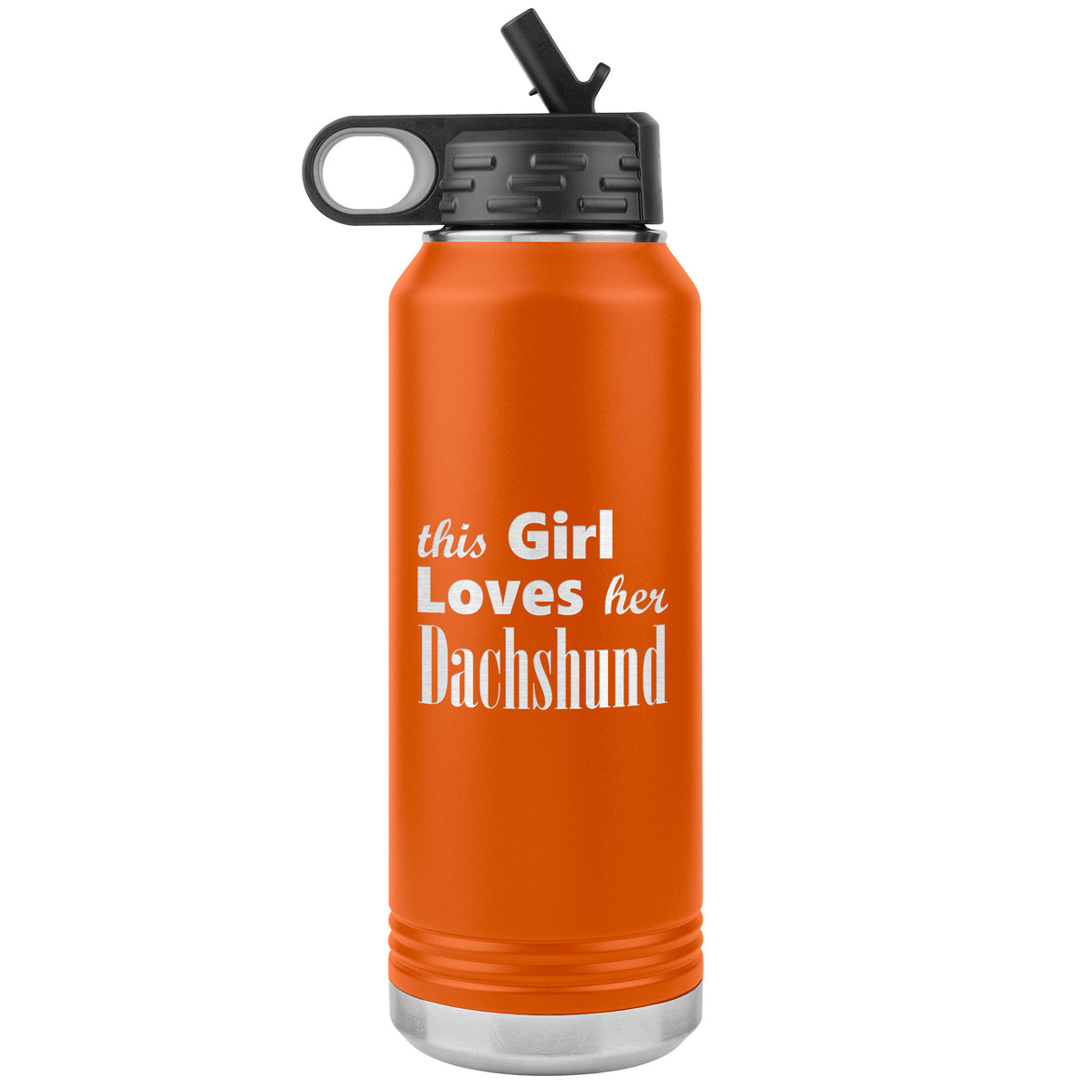 Dachshund - 32oz Insulated Water Bottle