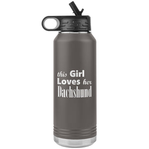 Dachshund - 32oz Insulated Water Bottle