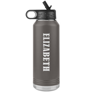 Elizabeth v02 - 32oz Insulated Water Bottle