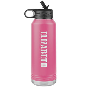 Elizabeth v02 - 32oz Insulated Water Bottle