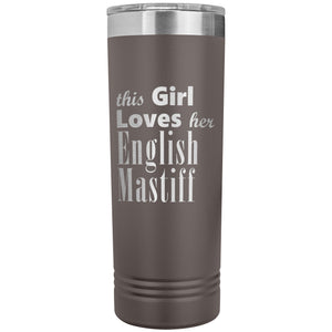 English Mastiff - 22oz Insulated Skinny Tumbler