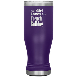 French Bulldog - 20oz BOHO Insulated Tumbler