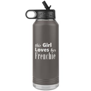 Frenchie - 32oz Insulated Water Bottle