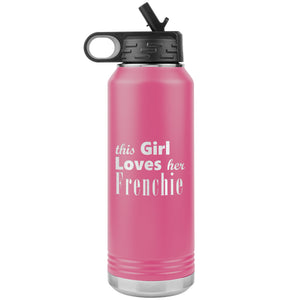 Frenchie - 32oz Insulated Water Bottle
