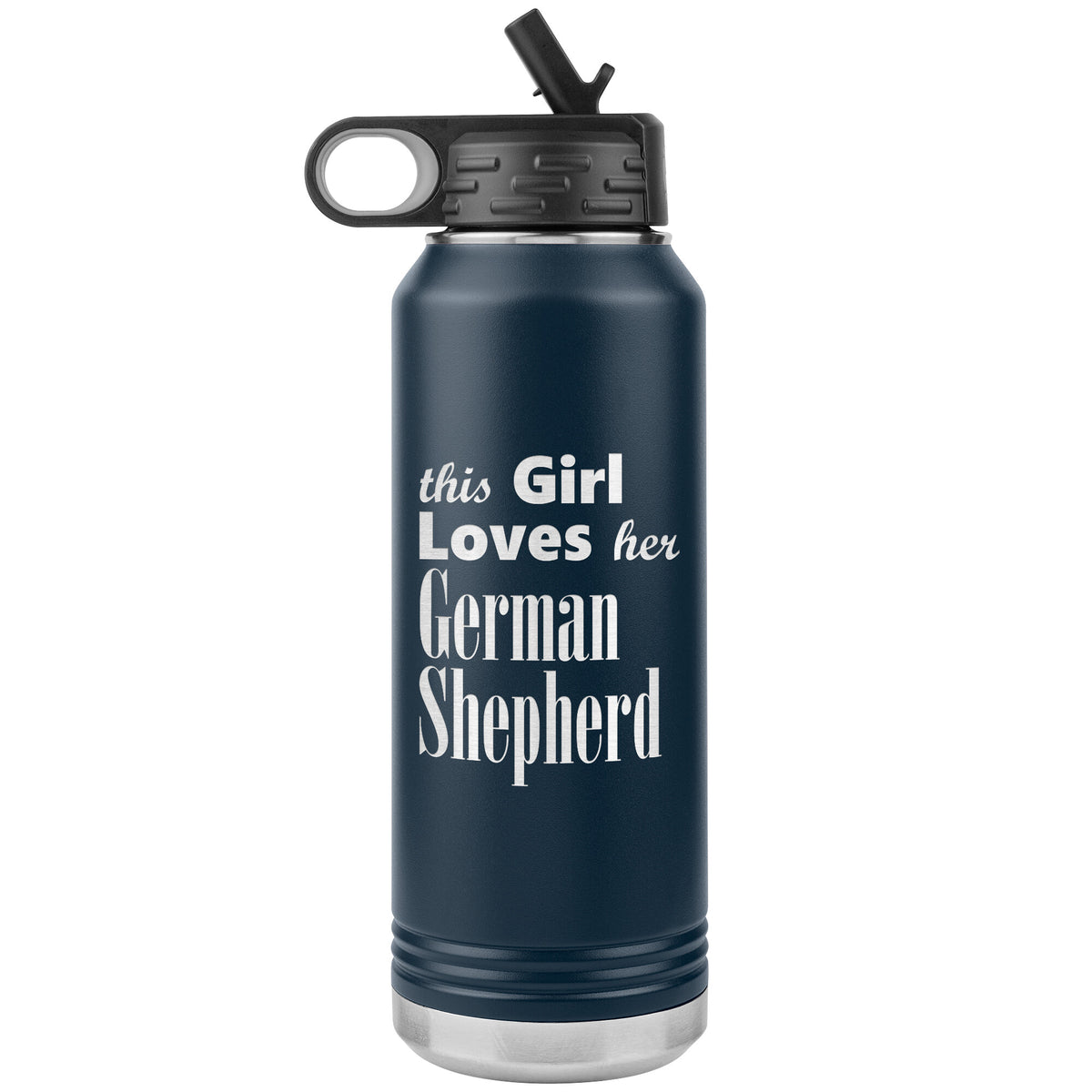 German Shepherd - 32oz Insulated Water Bottle