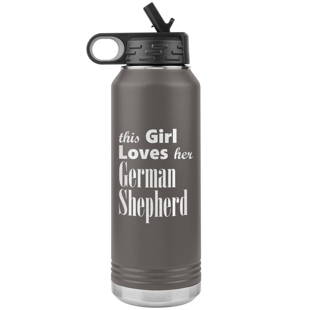 German Shepherd - 32oz Insulated Water Bottle