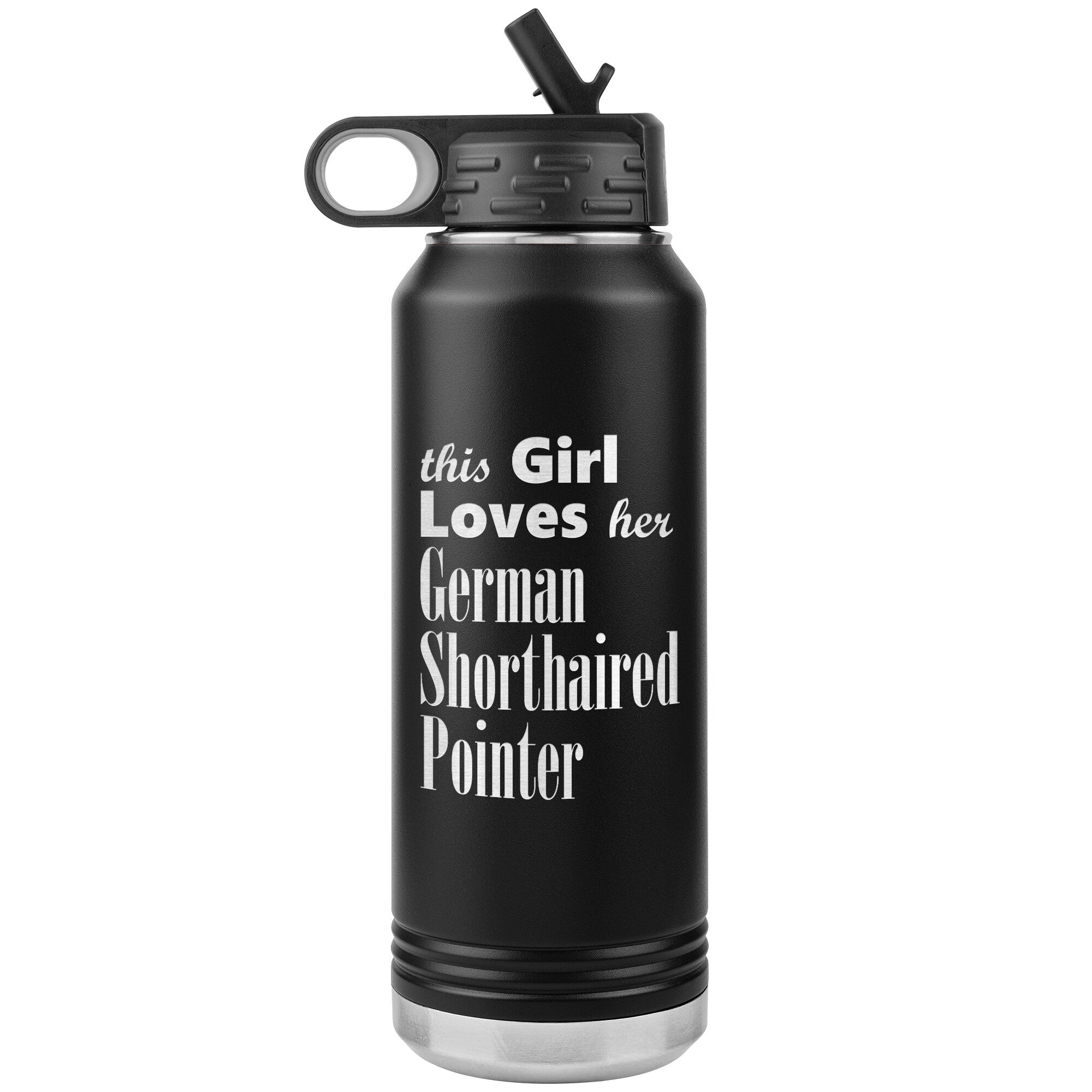 German Shorthaired Pointer - 32oz Insulated Water Bottle