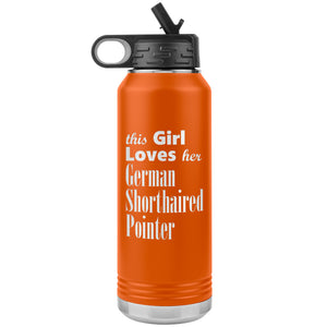 German Shorthaired Pointer - 32oz Insulated Water Bottle