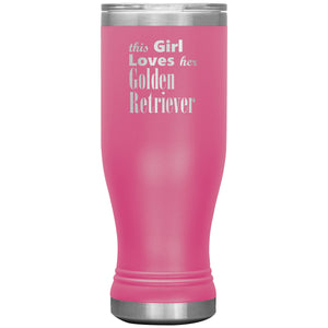 Golden Retriever - 20oz BOHO Insulated Tumbler