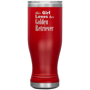 Golden Retriever - 20oz BOHO Insulated Tumbler