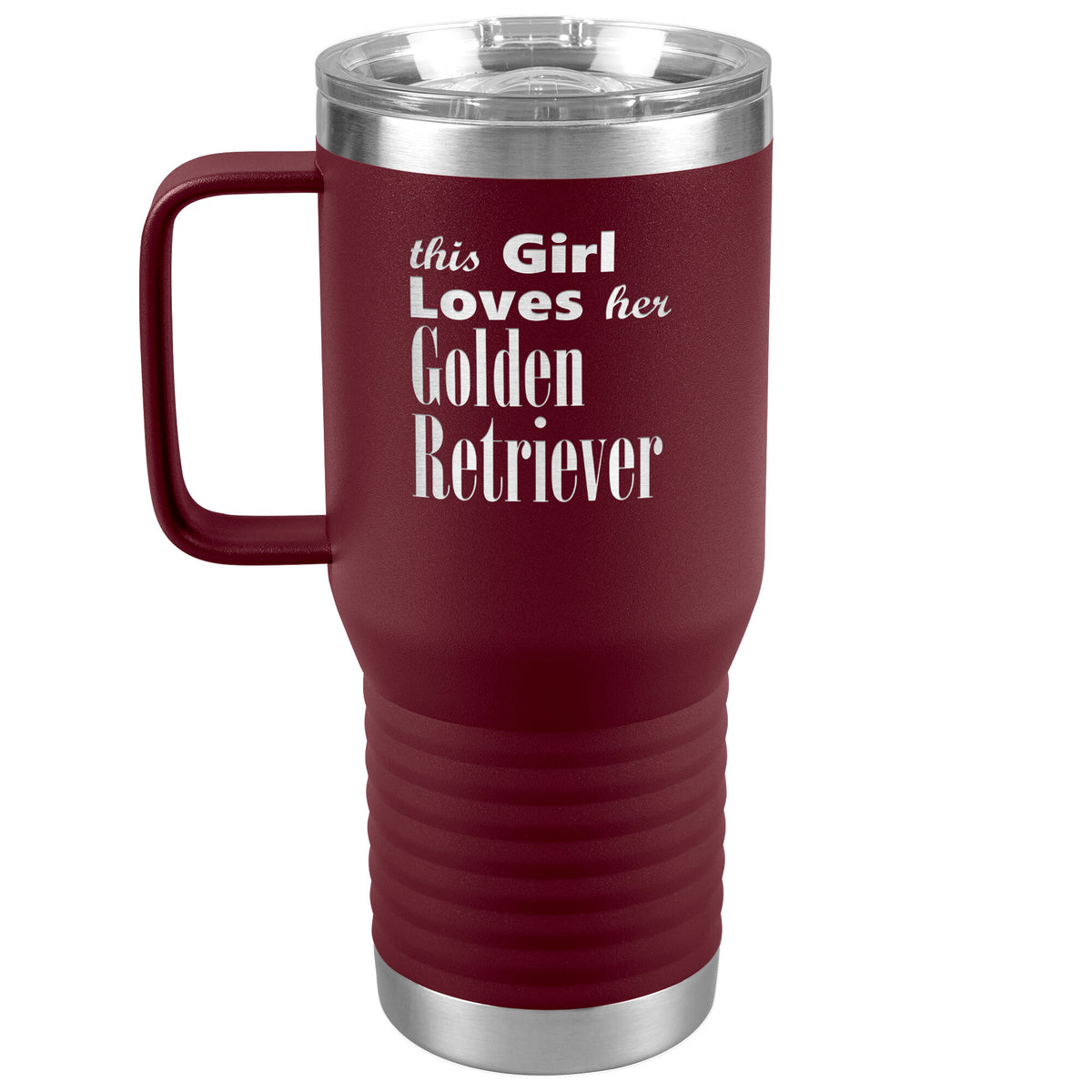 Golden Retriever - 20oz Insulated Travel Tumbler
