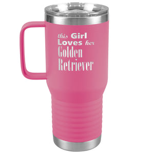 Golden Retriever - 20oz Insulated Travel Tumbler