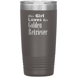 Golden Retriever - 20oz Insulated Tumbler
