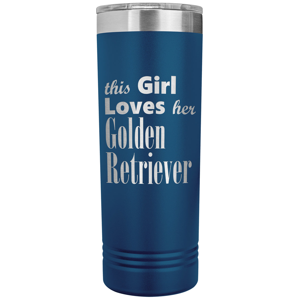 Golden Retriever - 22oz Insulated Skinny Tumbler