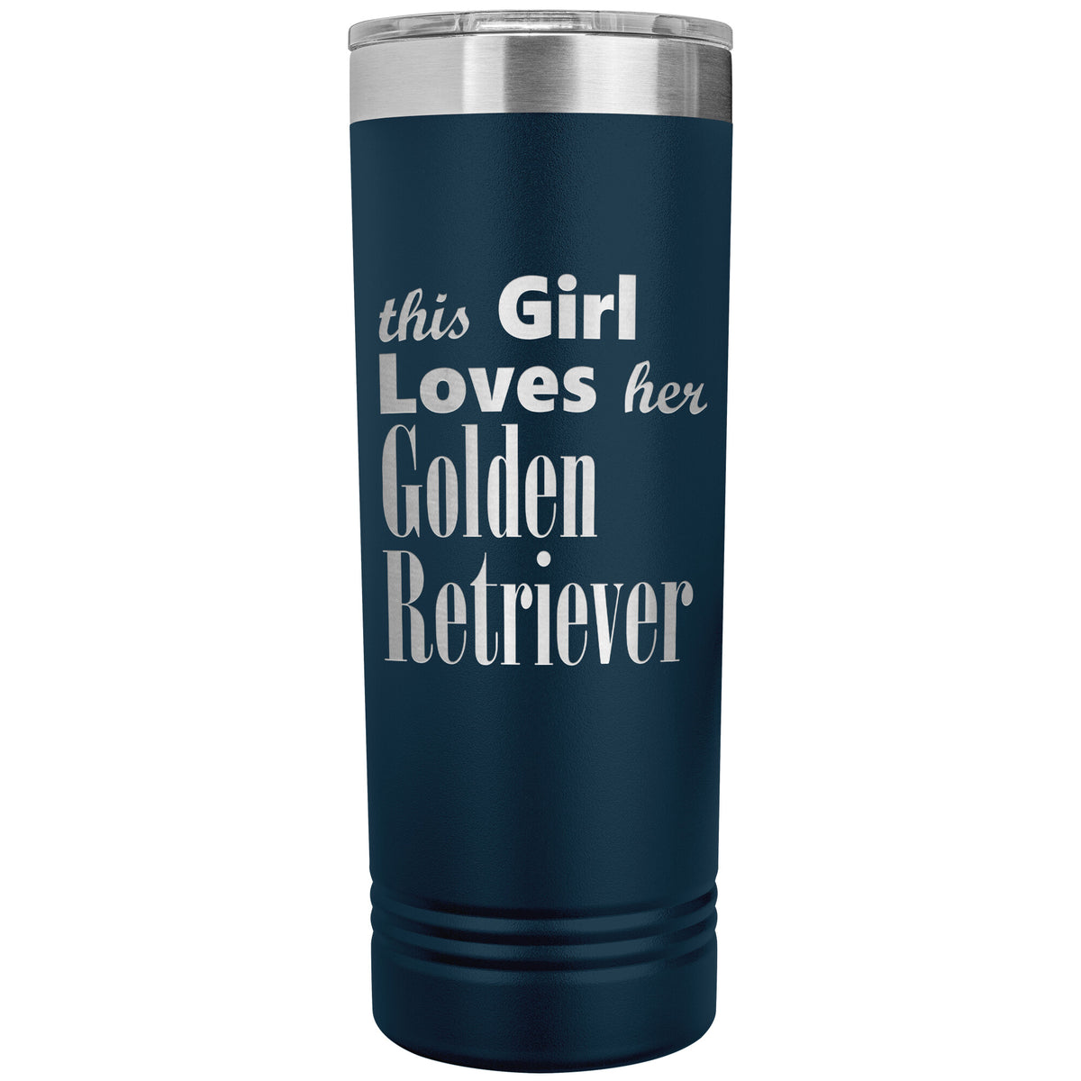 Golden Retriever - 22oz Insulated Skinny Tumbler