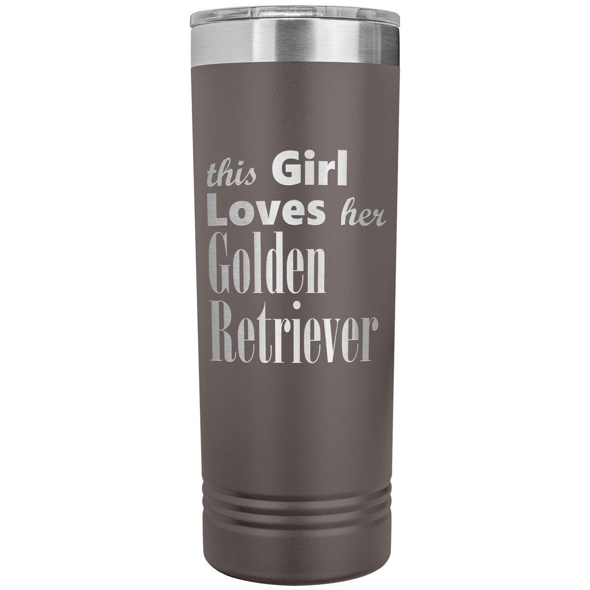 Golden Retriever - 22oz Insulated Skinny Tumbler