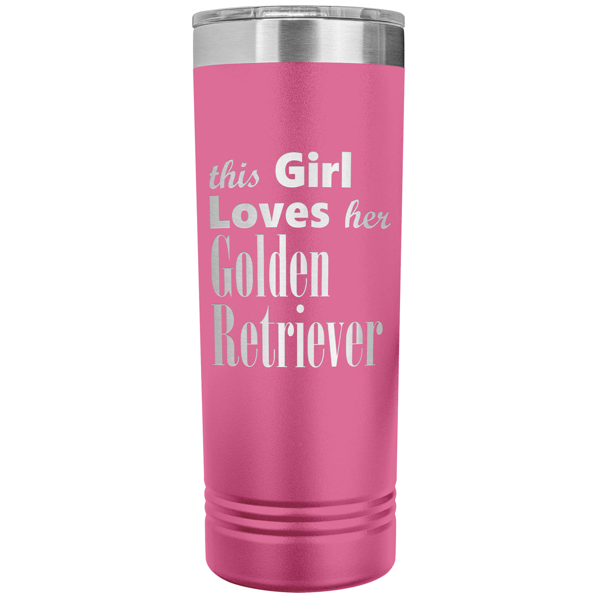 Golden Retriever - 22oz Insulated Skinny Tumbler