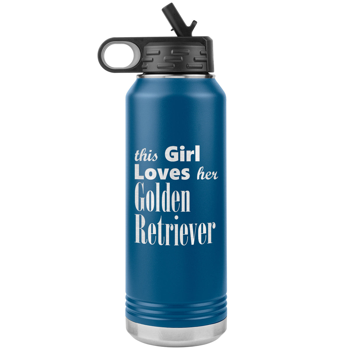 Golden Retriever - 32oz Insulated Water Bottle