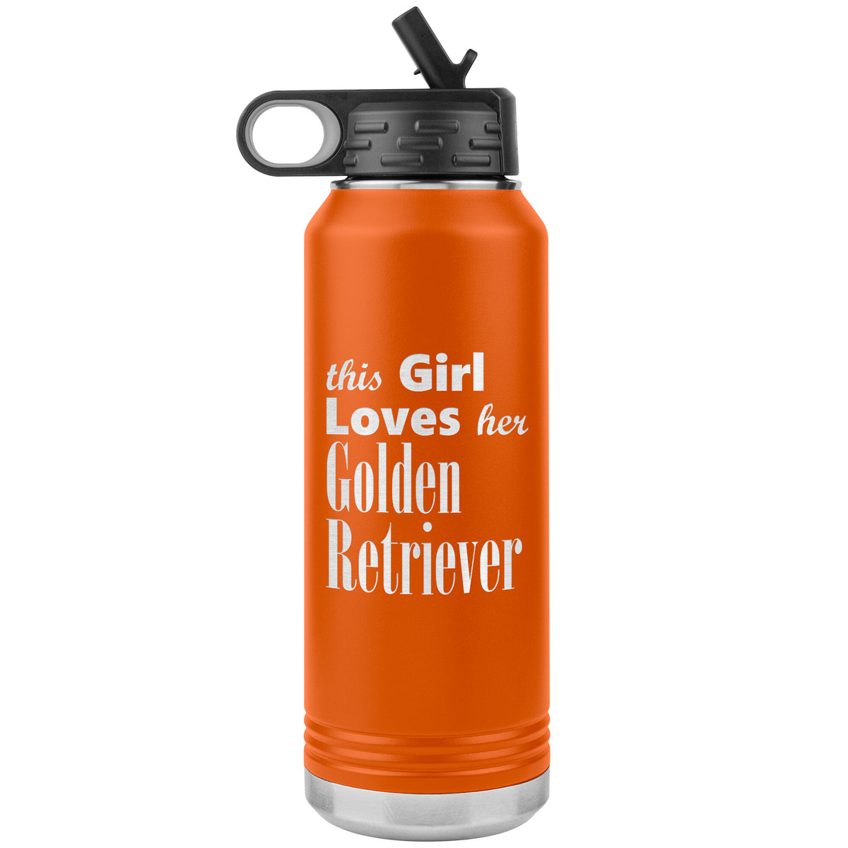 Golden Retriever - 32oz Insulated Water Bottle