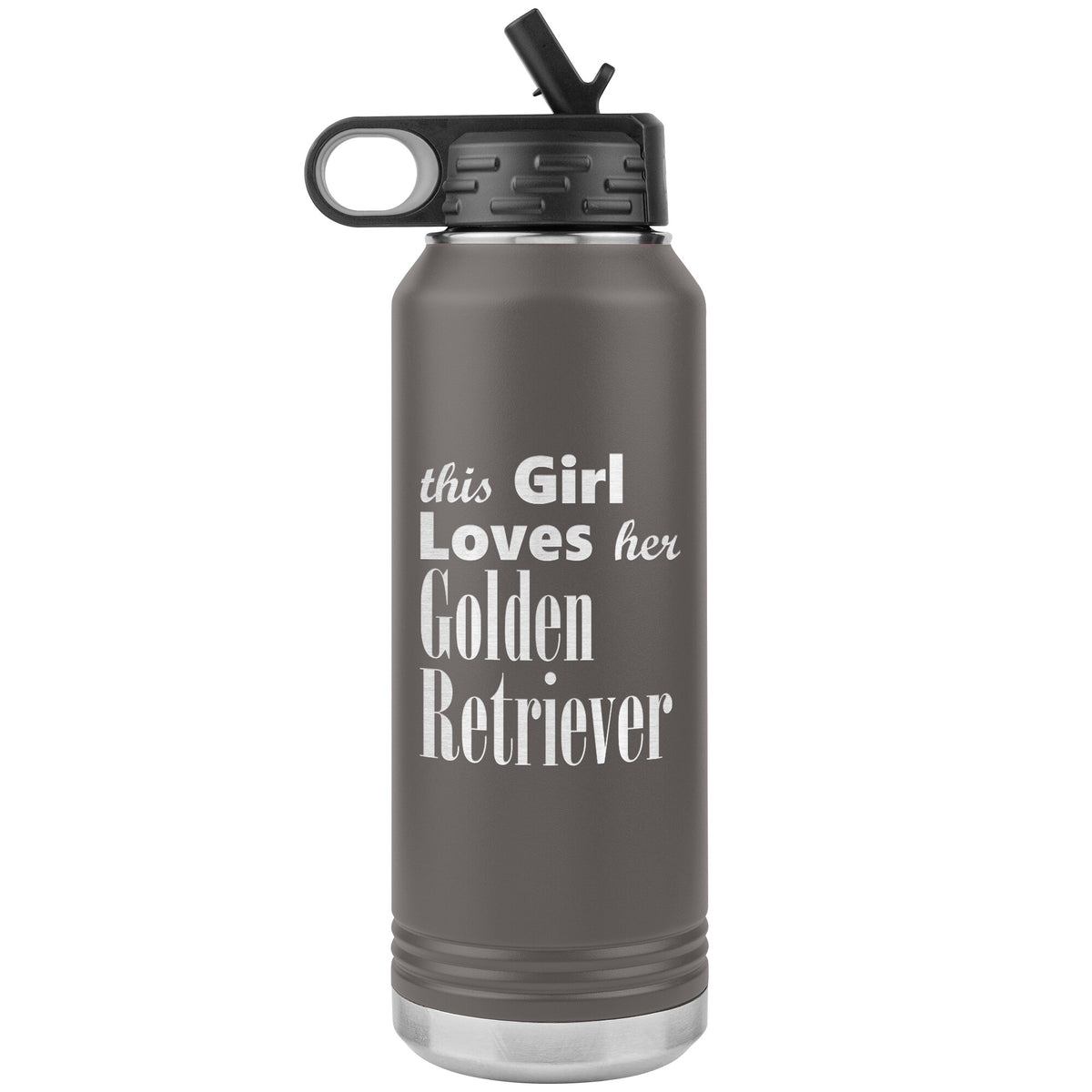 Golden Retriever - 32oz Insulated Water Bottle
